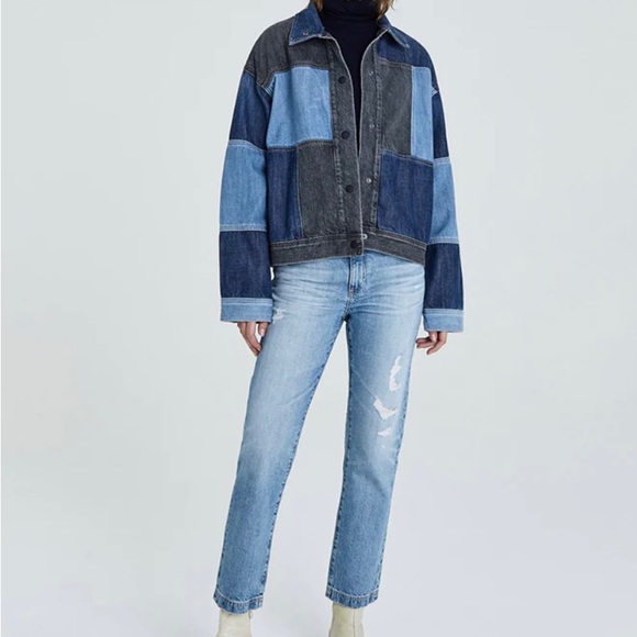 NEW WITH TAGS AG ISABELLE High Rise Straight Leg Jeans Size 27 ๐ฅ - Picture 4 of 10